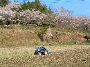 『田起こし』
