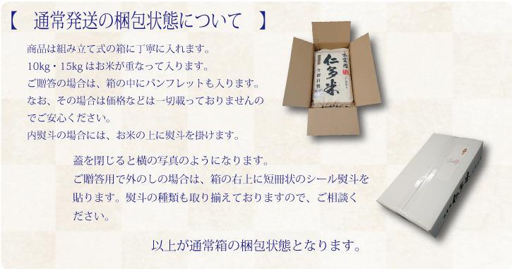 通常梱包